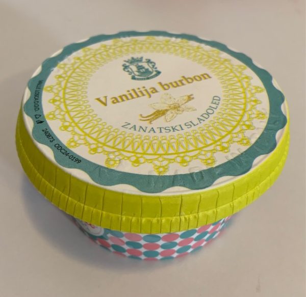 Bourbon Vanilla Gelato 100g Valle Losca
